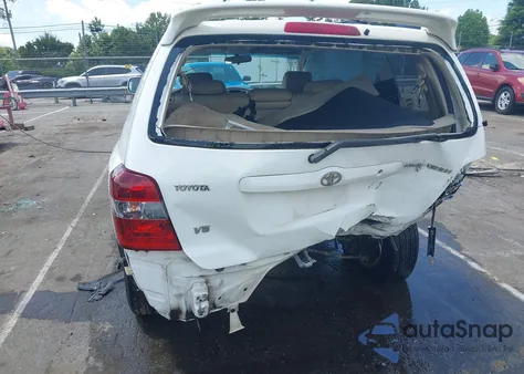2007 Toyota Highlander V6 из США, поврежденный, VIN JTEDP21AX70138845